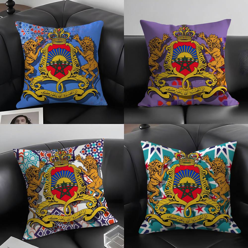 Home Office For Passport - A-Algerian Passport Pattern Pillow Case Home