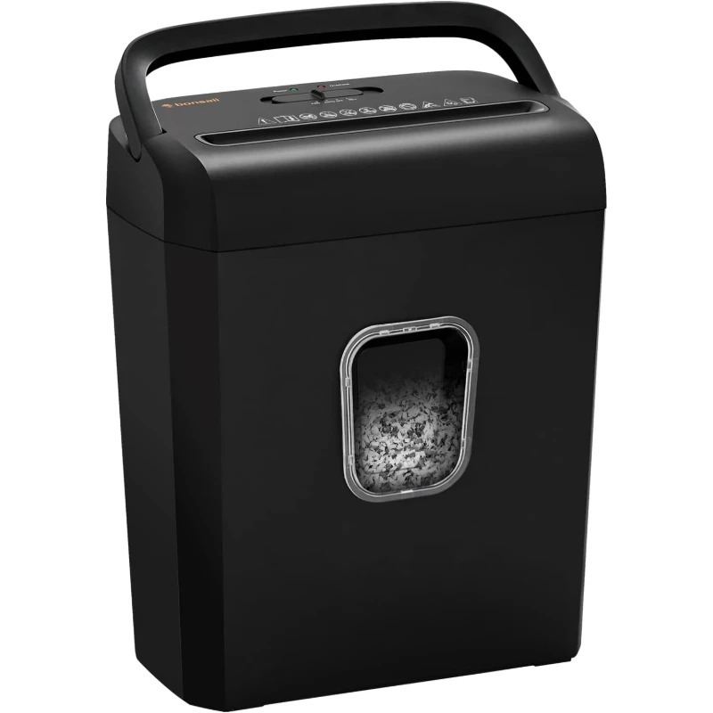 Home Office Paper Shredder - Bonsaii 6-Sheet Micro-Cut Paper Shredder, P-4