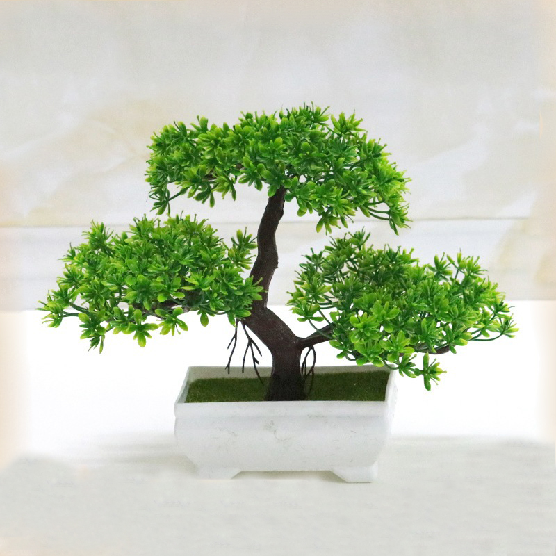 Home Office Word - Artificial Bonsai Plastic Bionic Fake Plant