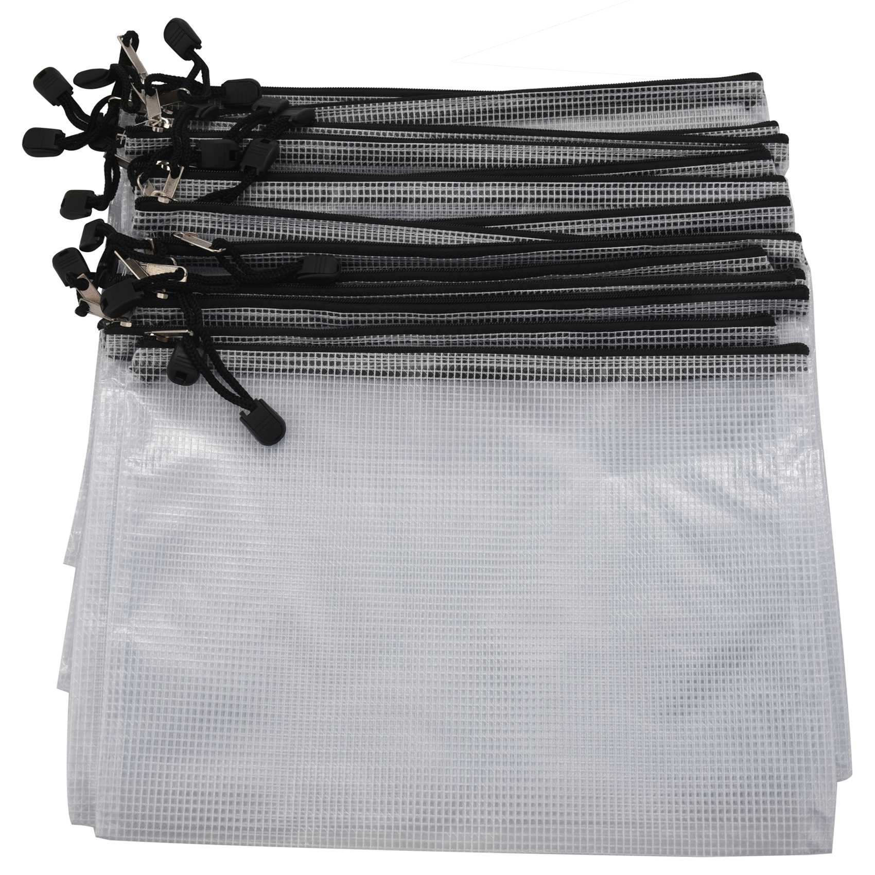 Home Office Bagas - 20Pcs B5 Zipper Document Pouch, Zippered