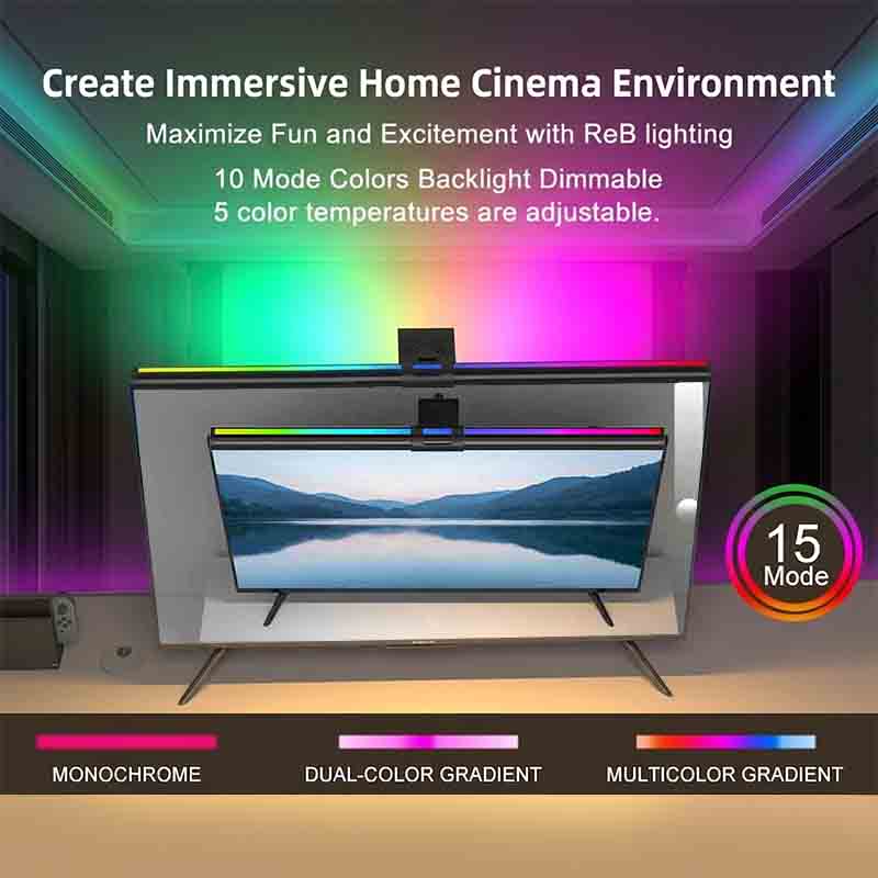 60/80cm RGB Light LED Monitor  - đánh giá và giá Home Office Work