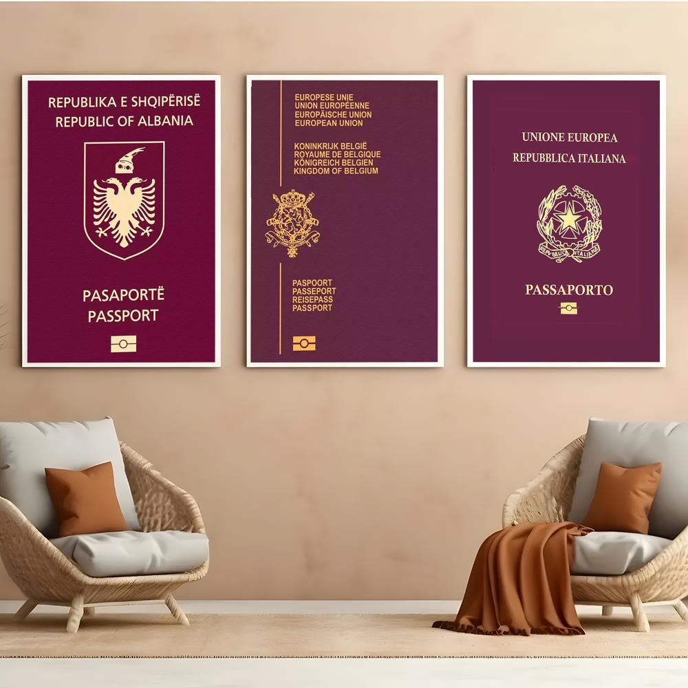 Red-background Passports Poste - đánh giá và giá Home Office For Passport