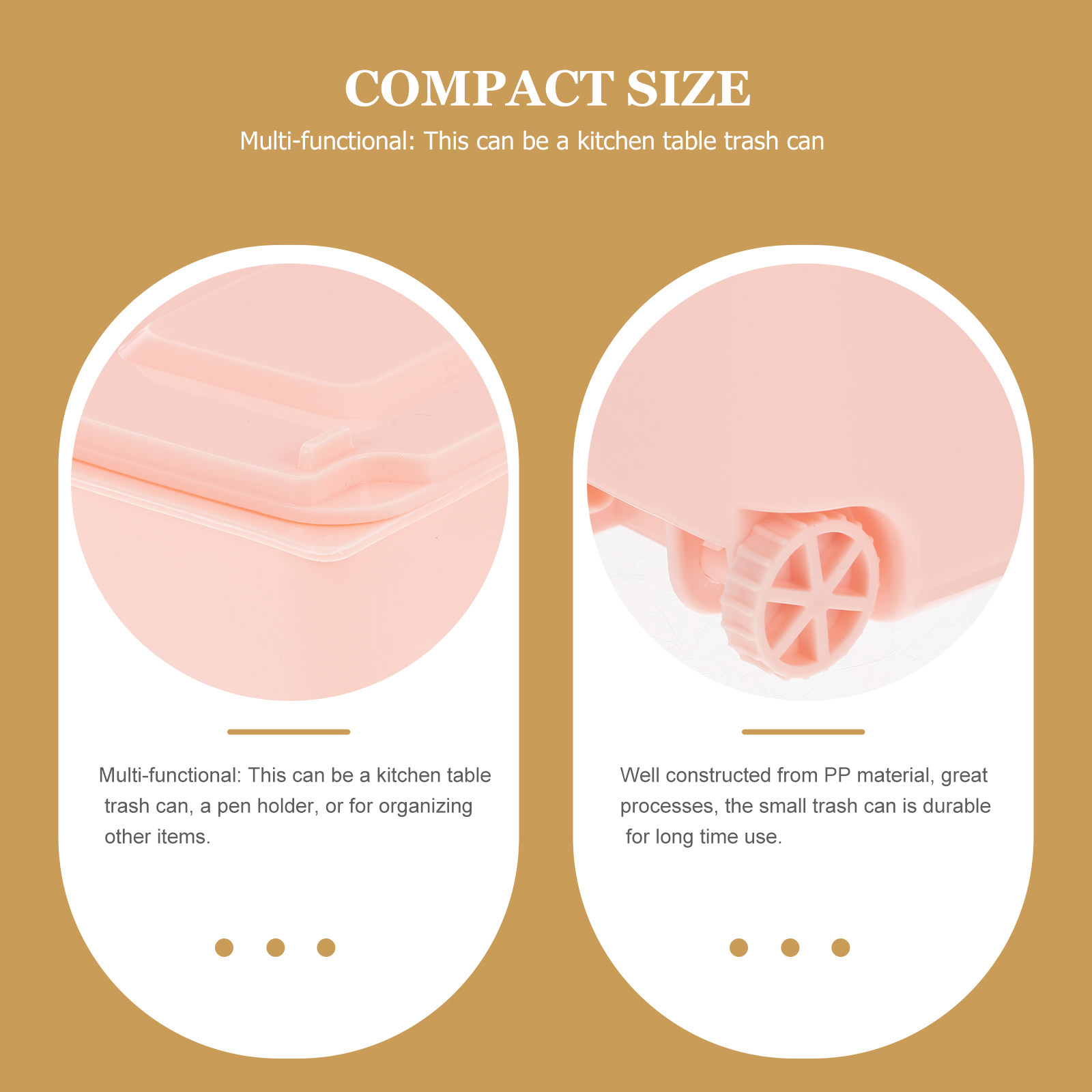 PP Material Mini Trash Can for - đánh giá và giá Home Office Desks