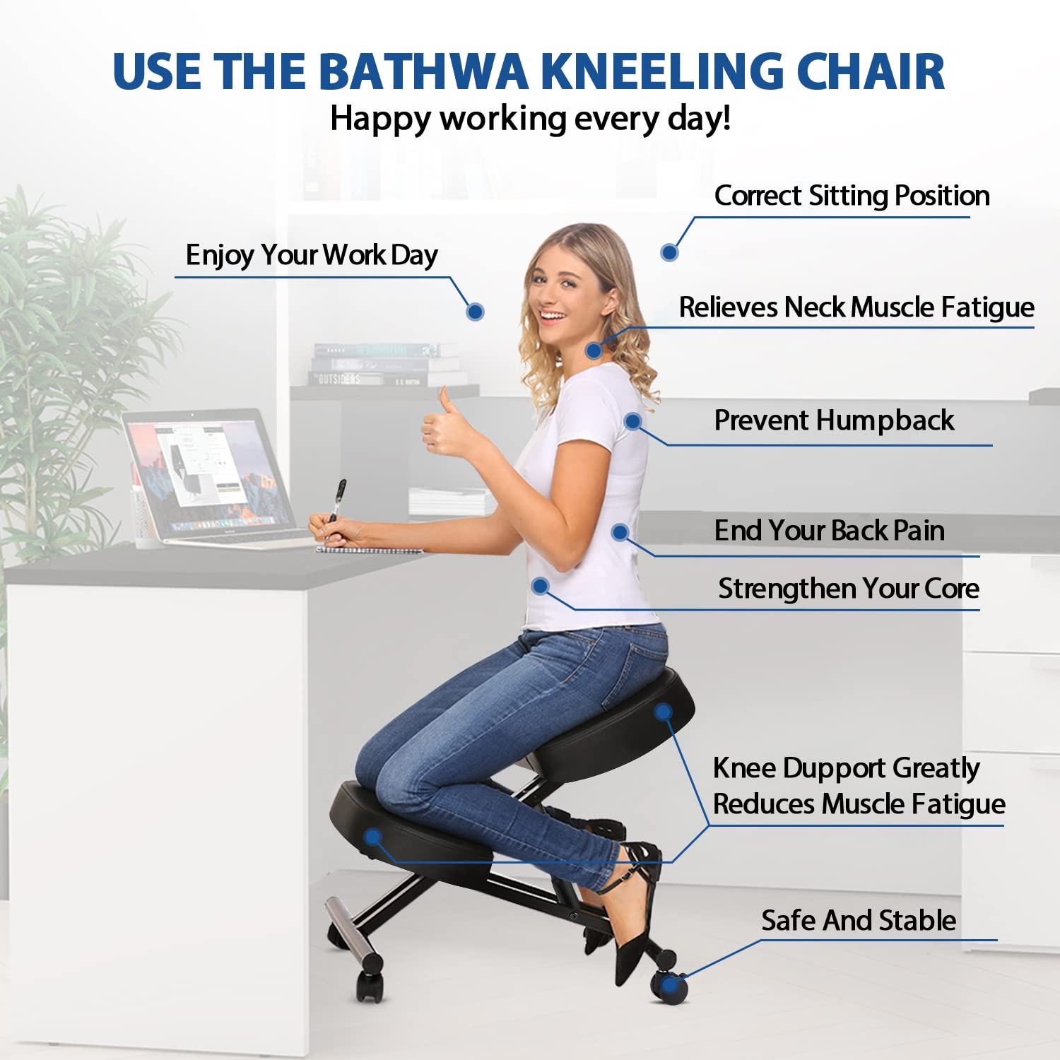 Kneeling Chair Ergonomic for O - đánh giá và giá Ergonomic Office Chair