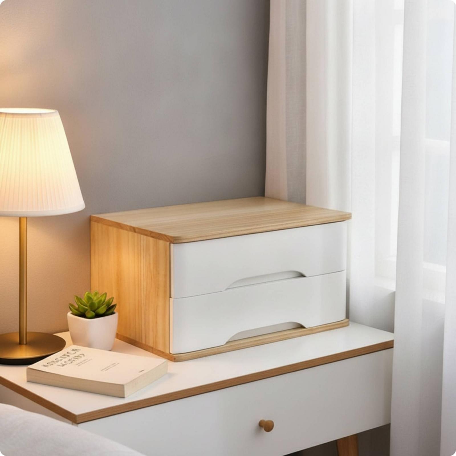 Wooden Desk Drawer Box Office  - đánh giá và giá Office Drawer Organizer