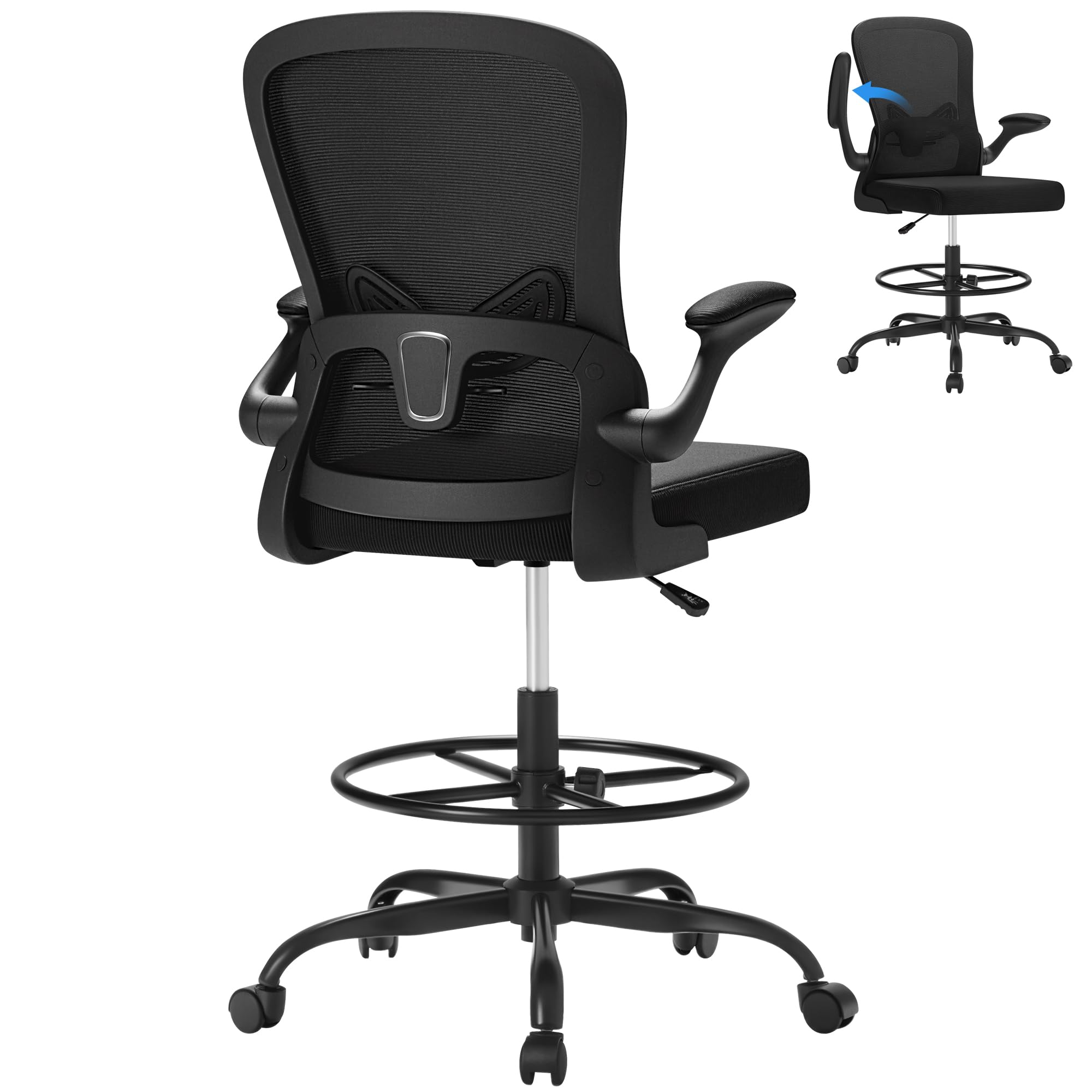 Ergonomic Drafting Chair with  - đánh giá và giá Ergonomic Office Chair
