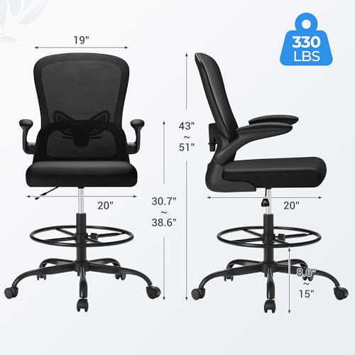 Ergonomic Drafting Chair with  - đánh giá và giá Ergonomic Office Chair