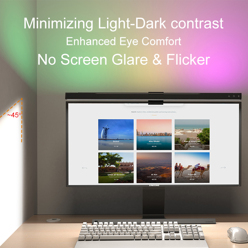 RGB Light 60/80cm Game Atmosph - đánh giá và giá Home Office Work