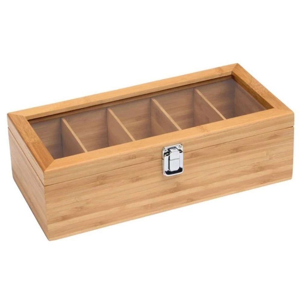 Portable Bamboo Tea bag Storag - đánh giá và giá Home Office Bagas