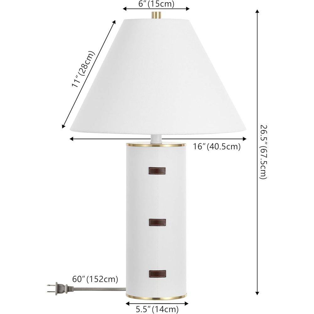 27-inch LED Table Lamp - White - đánh giá và giá Home Office Desks