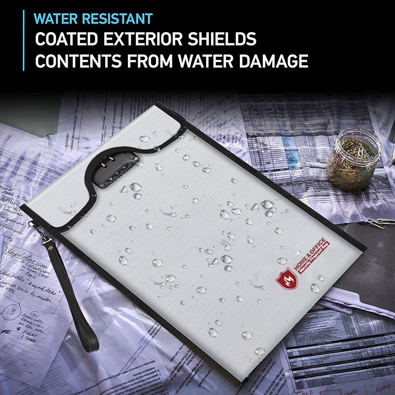 A4 Fireproof File Bag Waterpro - đánh giá và giá Home Office For Passport