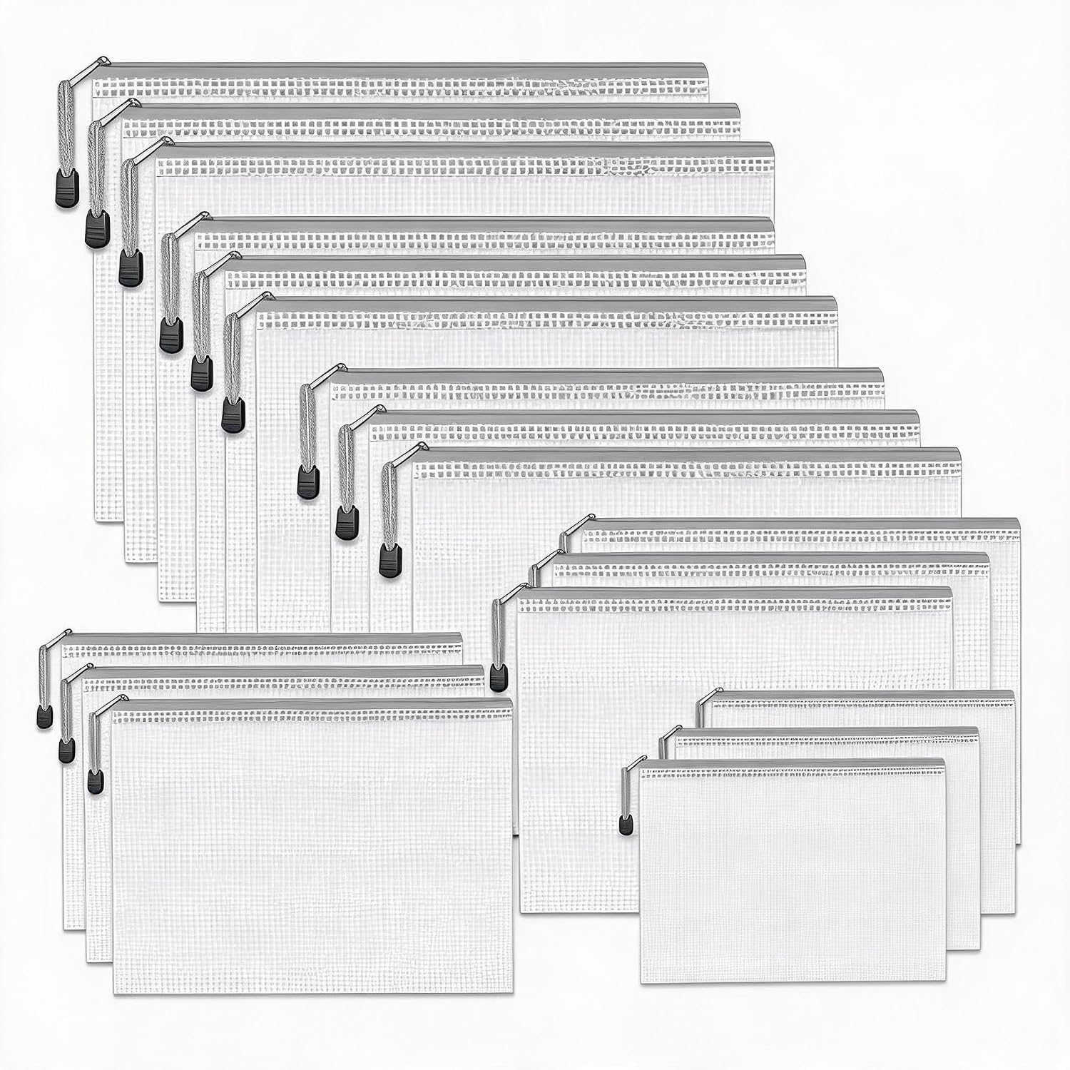 56-Pack Waterproof PVC Mesh Zi - đánh giá và giá Home Office Bagas