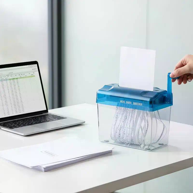 Portable Mini Manual Paper Shr - đánh giá và giá Home Office Paper Shredder