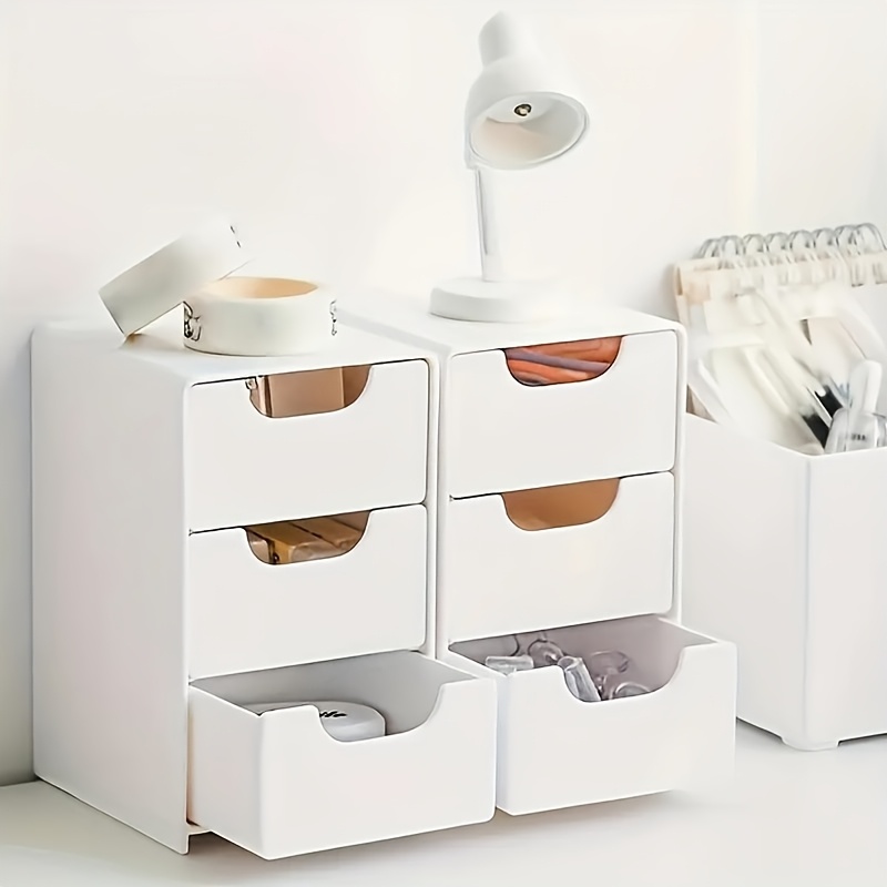 Glam Style 3-Tier Plastic Draw - đánh giá và giá Office Drawer Organizer