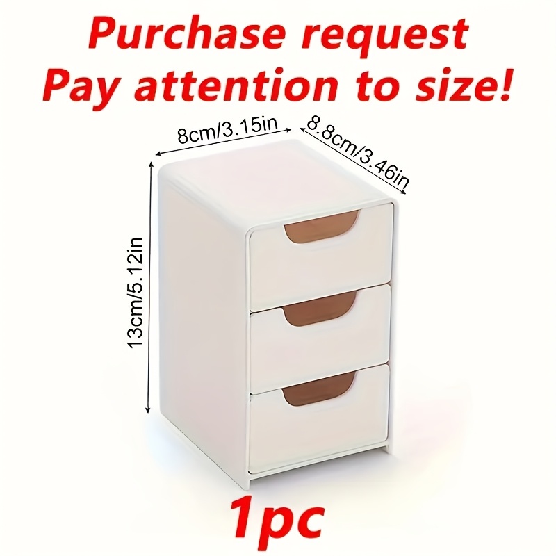 Glam Style 3-Tier Plastic Draw - đánh giá và giá Office Drawer Organizer