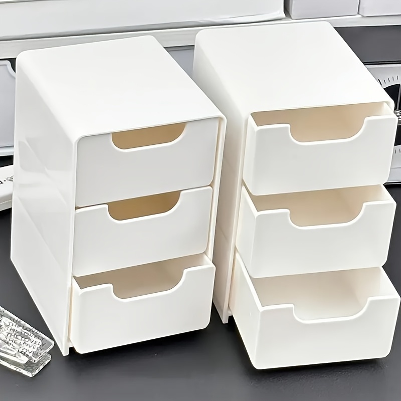 Glam Style 3-Tier Plastic Draw - đánh giá và giá Office Drawer Organizer
