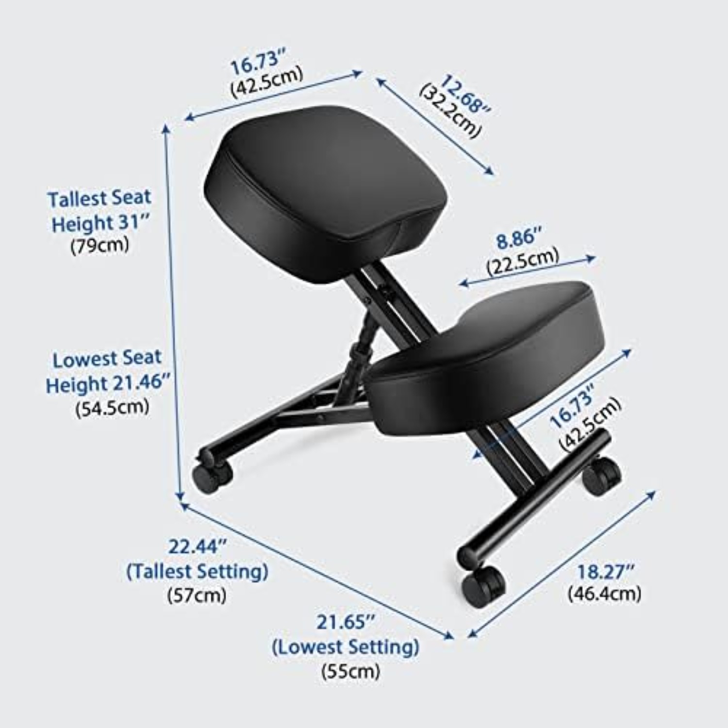 Ergonomic Kneeling Chair, Medi - đánh giá và giá Ergonomic Office Chair