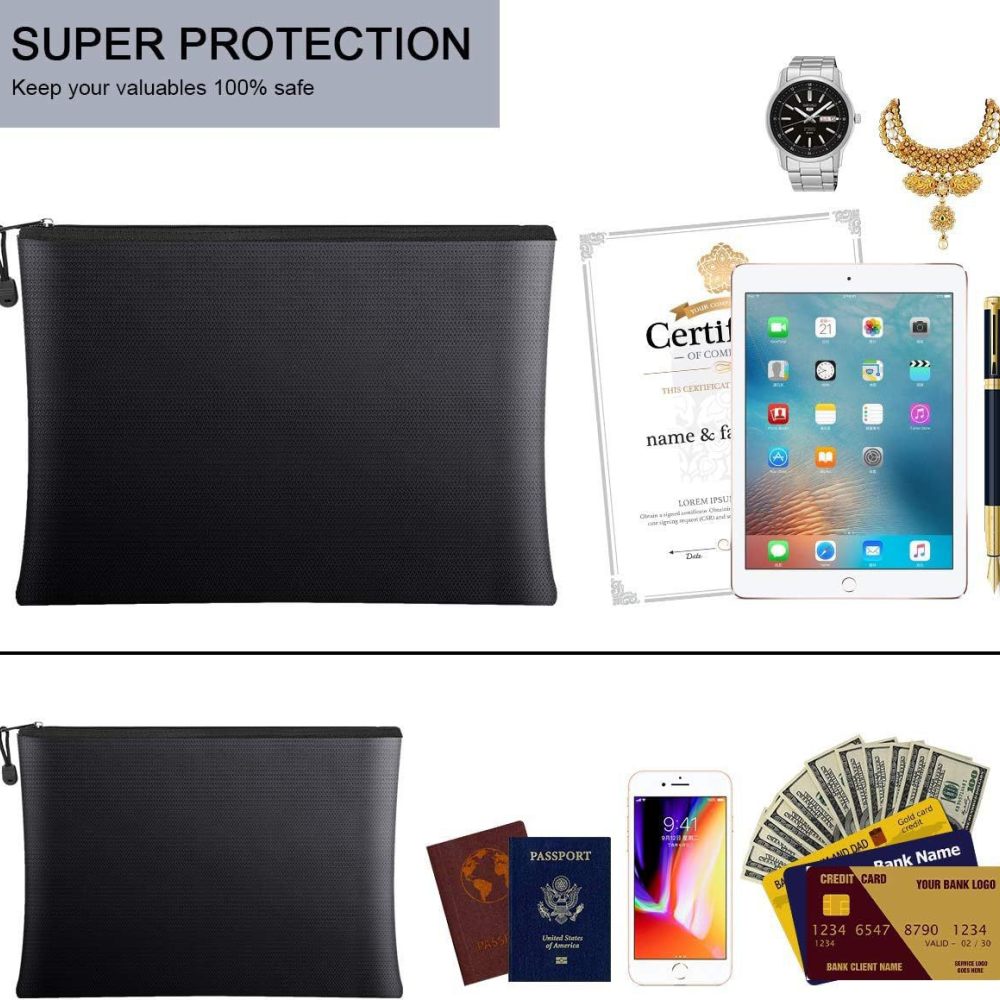 Fireproof Document Bag Waterpr - đánh giá và giá Home Office For Passport