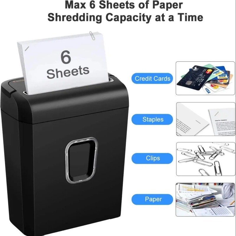 Bonsaii 6-Sheet Micro-Cut Pape - đánh giá và giá Home Office Paper Shredder