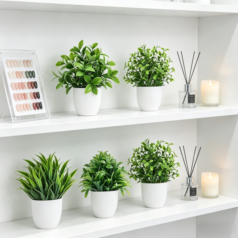4pcs/set Mini Artificial Plant - đánh giá và giá Home Office Word