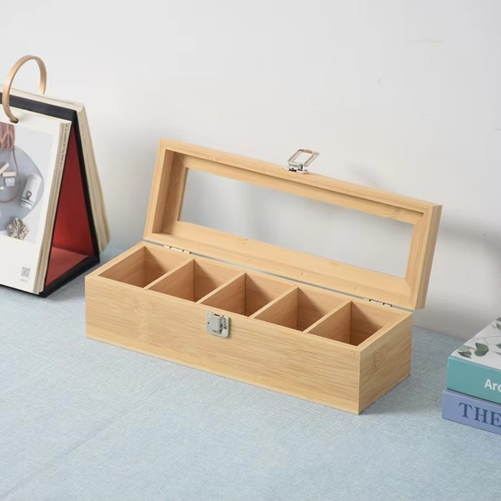 Portable Bamboo Tea bag Storag - đánh giá và giá Home Office Bagas