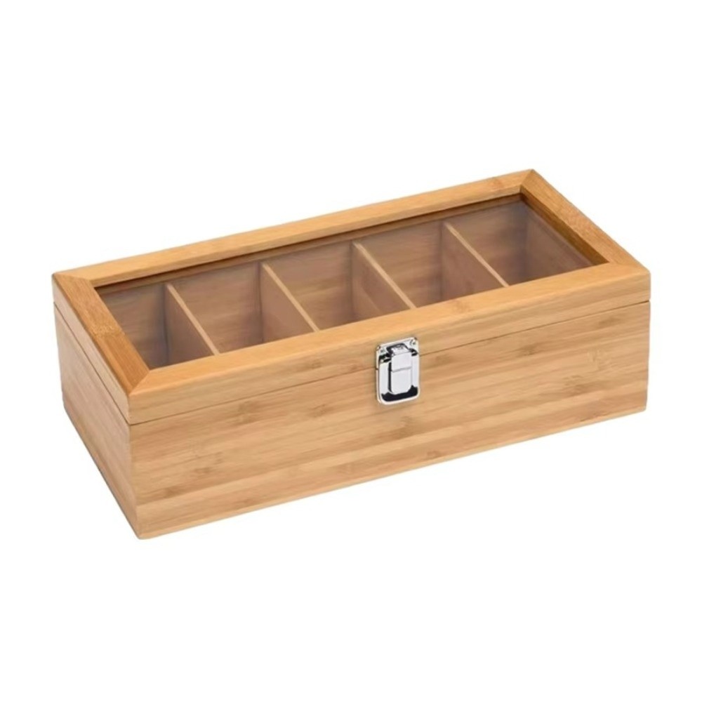 New Bamboo Tea bag Storage Box - đánh giá và giá Home Office Bagas