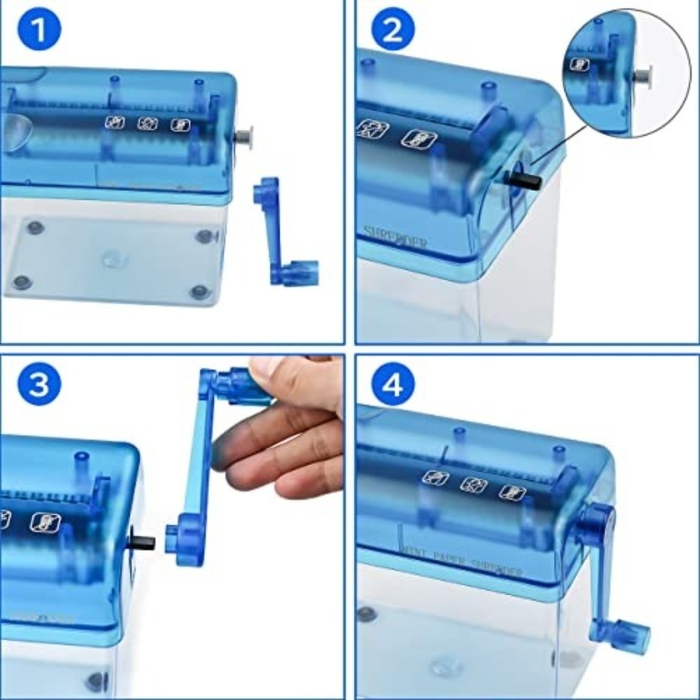 High Quality ABS Hand Shredder - đánh giá và giá Home Office Paper Shredder
