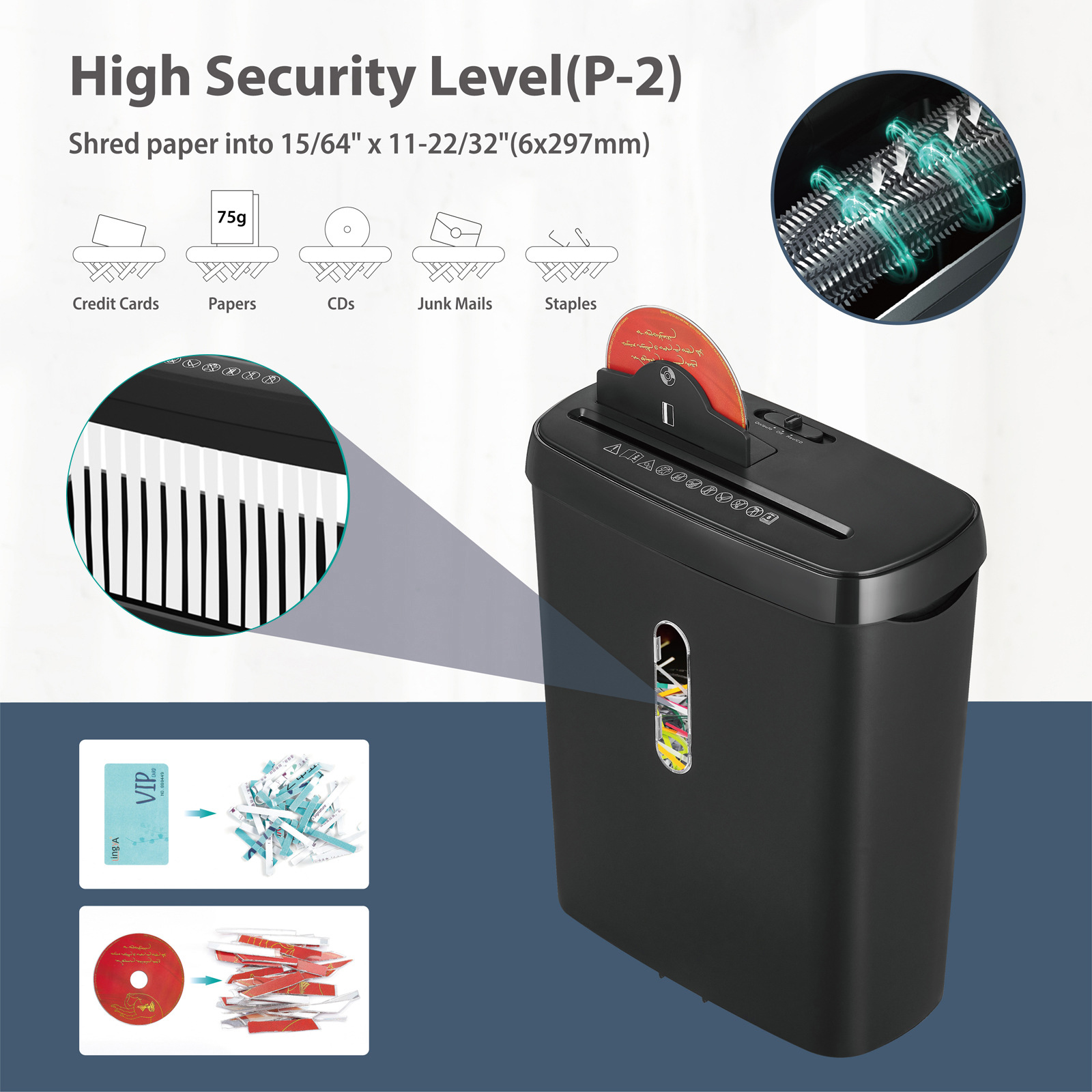 Paper Shredder Office-Use 11-1 - đánh giá và giá Home Office Paper Shredder