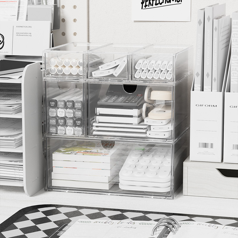 Acrylic Stackable Organizer Bo - đánh giá và giá Office Drawer Organizer