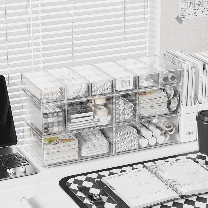 Acrylic Stackable Organizer Bo - đánh giá và giá Office Drawer Organizer
